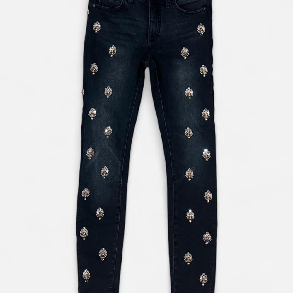 Pilcro Embellished Skinny Jeans